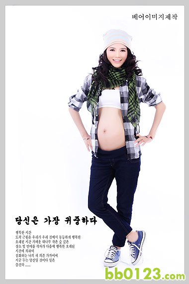 格子襯衫!簡約,自然,生活狀態的孕婦寫真!